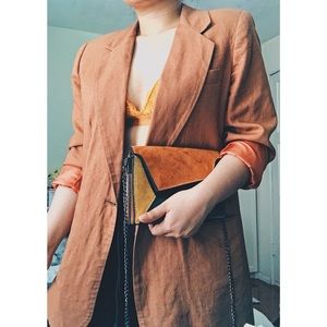 Vintage Savannah Brown Tan Blazer size 12